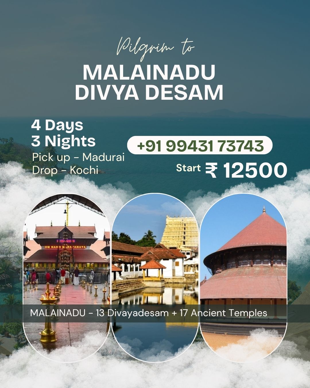 Malai Nadu Divya Desam Tour for 4 Days